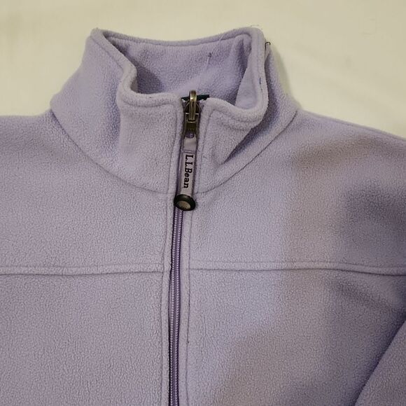 L.L. Bean Women's Size M Softshell Jacket  Full Zip Front Lilac Nylon/Spandex - Picture 2 of 9